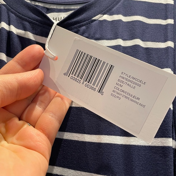 Hudson sleeveless striped dress with waist tie size M - Picture 6 of 6